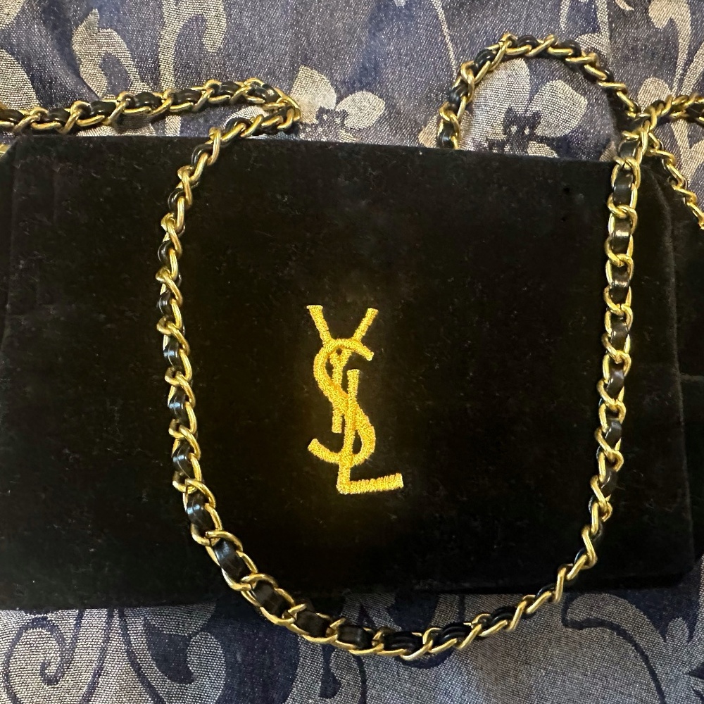 Yves St Laurent YSL Crossbody Makeup Bag